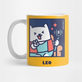 Quarantine Cat Zodiac Signs: Leo cat Mug
